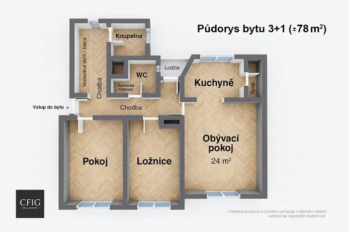 Prodej bytu 3+1, Kladno, Kordačova, 78 m2