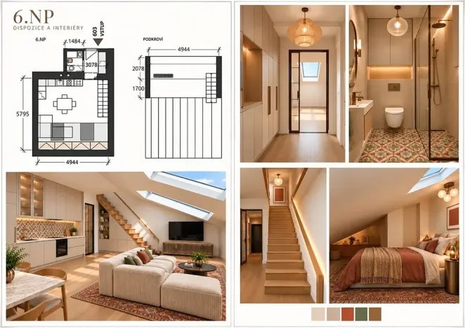 Prodej bytu 1+1, Praha - Dejvice, 55 m2
