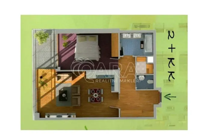 Prodej bytu 2+kk, Praha - Hrdlořezy, Nad Smetankou, 70 m2
