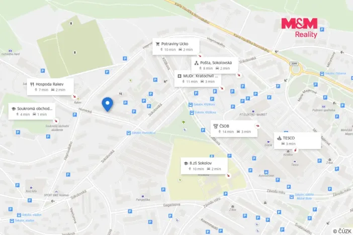 Prodej bytu 4+1, Sokolov, Hornická, 97 m2