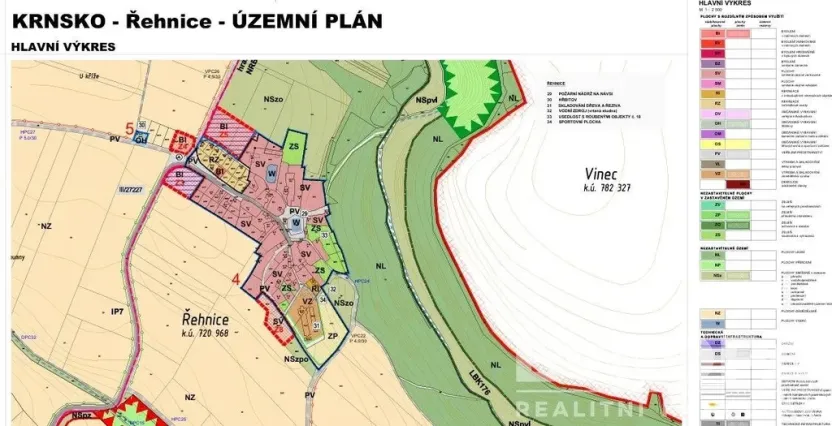 Prodej pozemku pro bydlení, Krnsko, 1168 m2