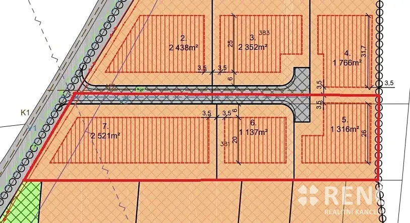 Prodej pozemku pro bydlení, Terezín, 5323 m2