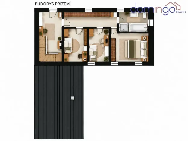 Prodej pozemku, Březiny, 1050 m2