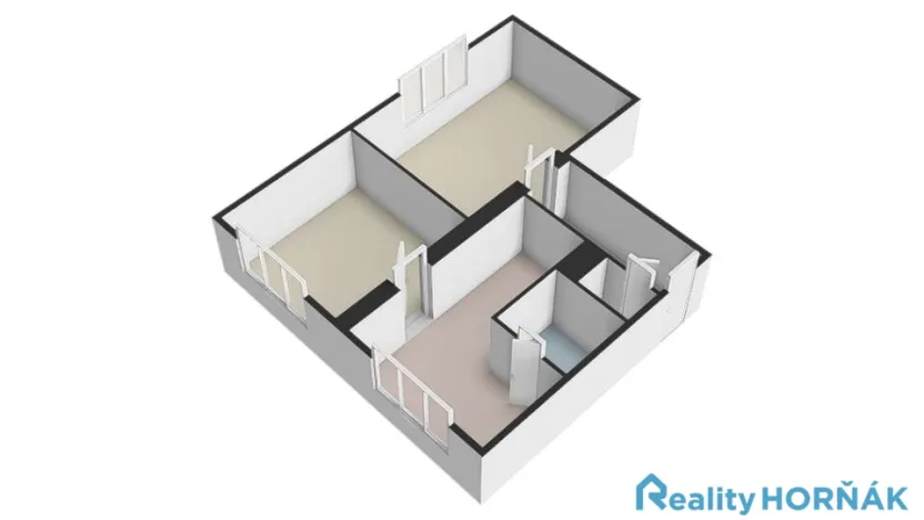 Prodej bytu 2+1, Bechyně, Písecká, 46 m2
