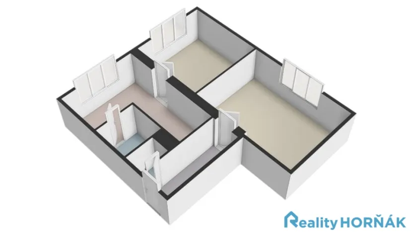 Prodej bytu 2+1, Bechyně, Písecká, 46 m2