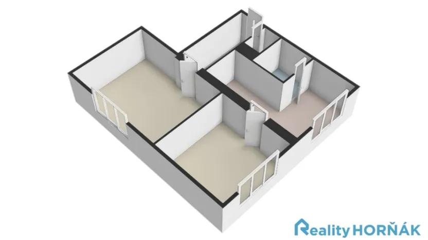 Prodej bytu 2+1, Bechyně, Písecká, 46 m2