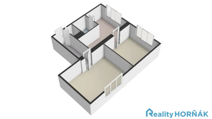 Prodej bytu 2+1, Bechyně, Písecká, 46 m2