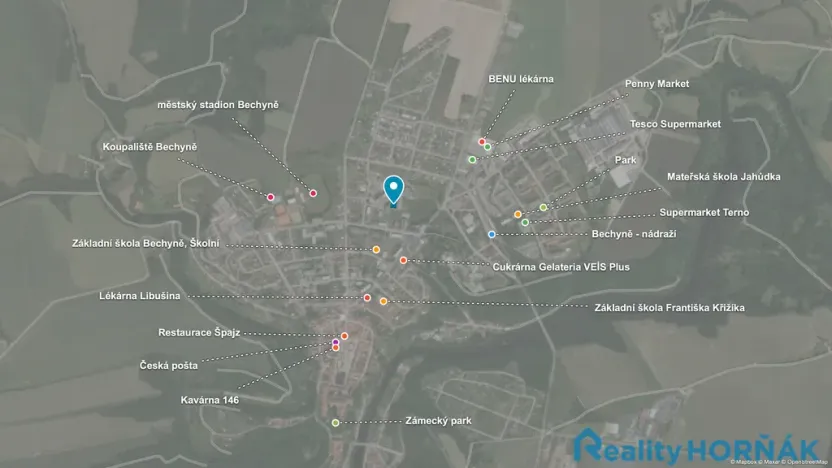 Prodej bytu 2+1, Bechyně, Písecká, 46 m2