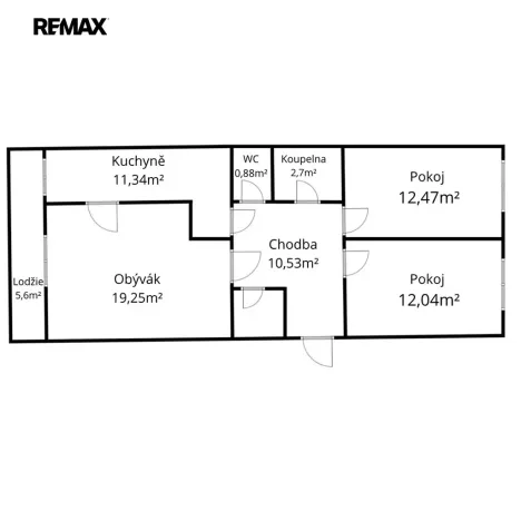 Prodej bytu 3+1, Praha - Žižkov, Roháčova, 75 m2