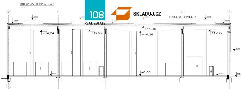 Pronájem skladu, Hýskov, Na Břasích, 1900 m2