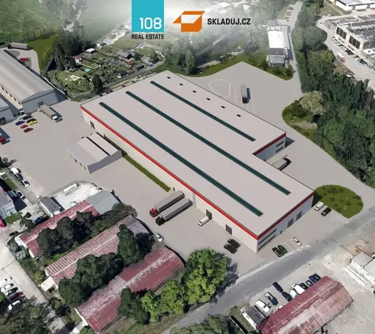 Pronájem skladu, Újezdeček, Hudcovská, 10000 m2