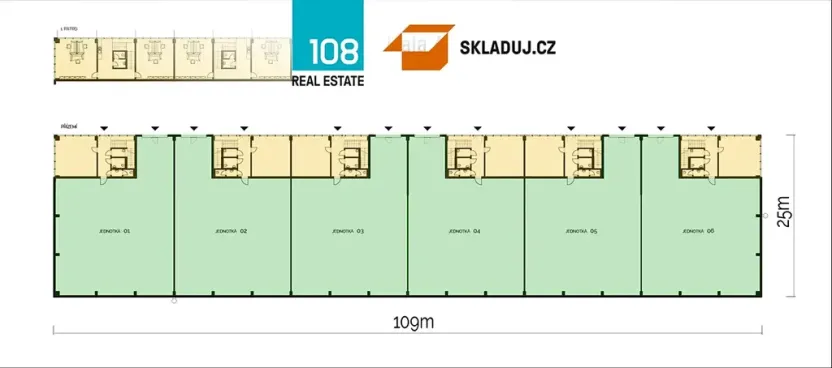 Pronájem skladu, Plzeň, Jateční, 1000 m2
