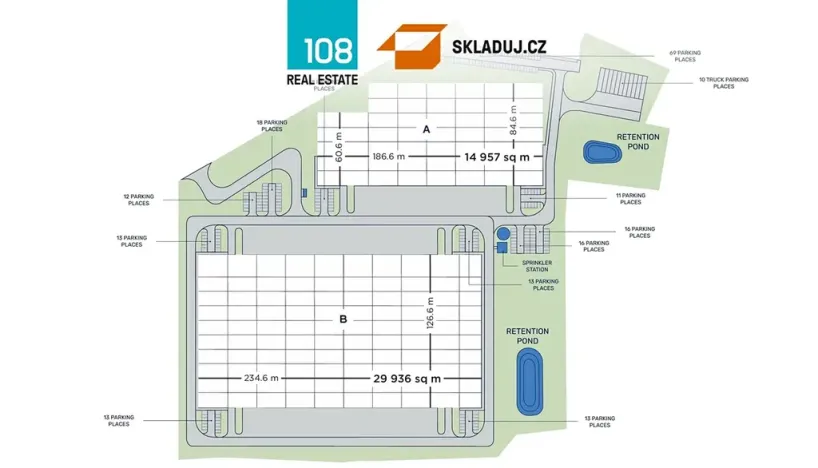 Pronájem skladu, Velká Bíteš, 5000 m2