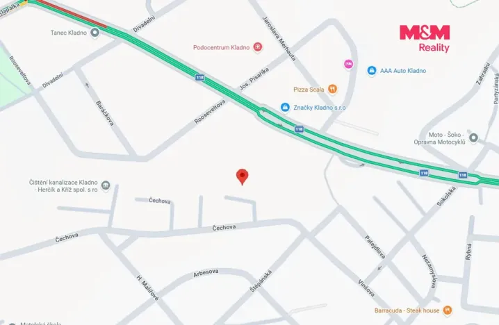 Pronájem garáže, Kladno, Čechova, 14 m2