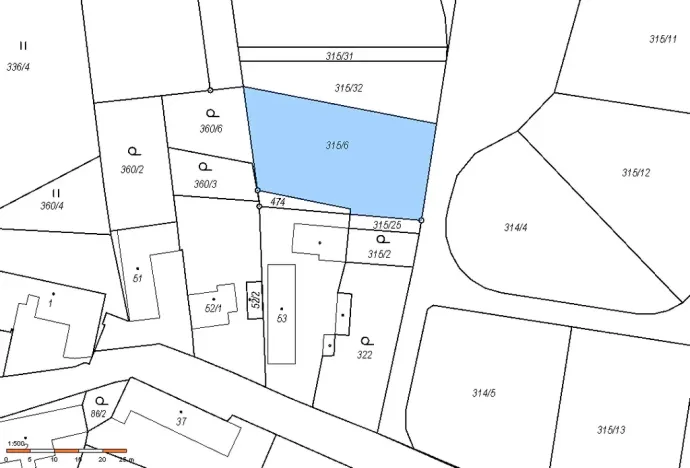 Prodej pozemku pro bydlení, Divec, 1680 m2