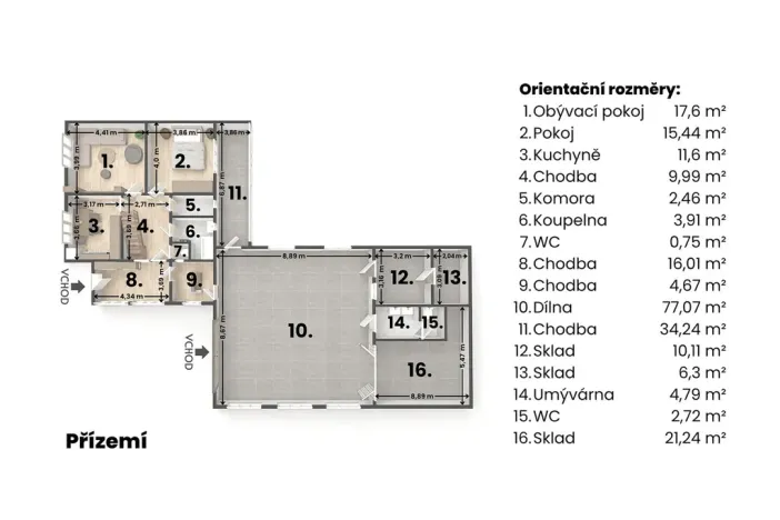 Prodej rodinného domu, Milešovice, 157 m2