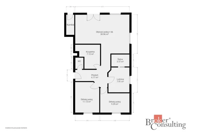 Prodej bytu 4+kk, Vochov, 81 m2