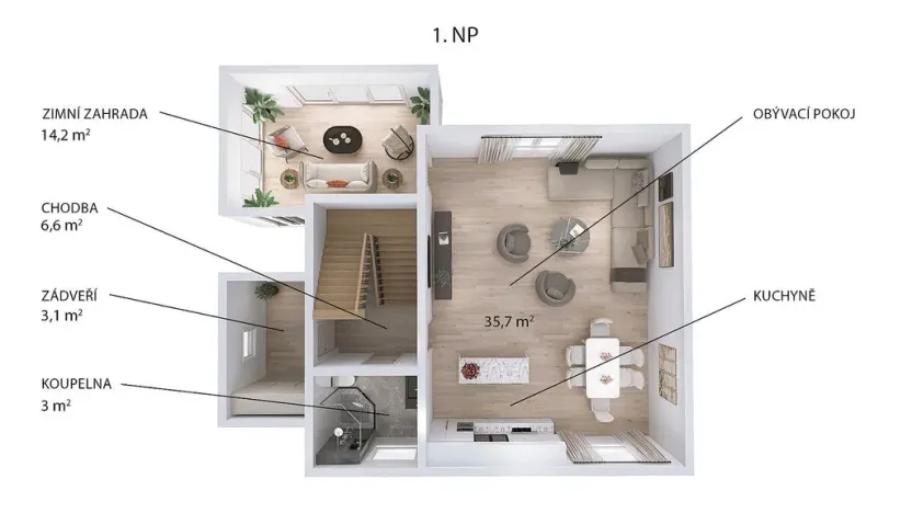 Prodej rodinného domu, Červený Újezd, Na Vyhlídce, 170 m2