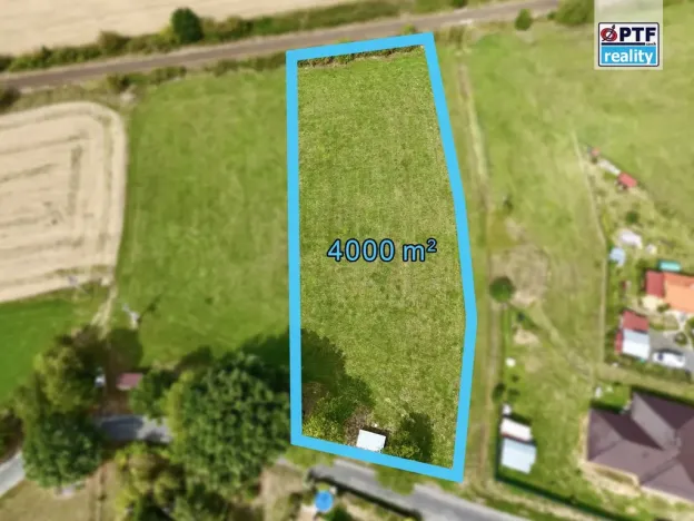 Prodej pozemku pro bydlení, Bezděkov - Poborovice, 4000 m2