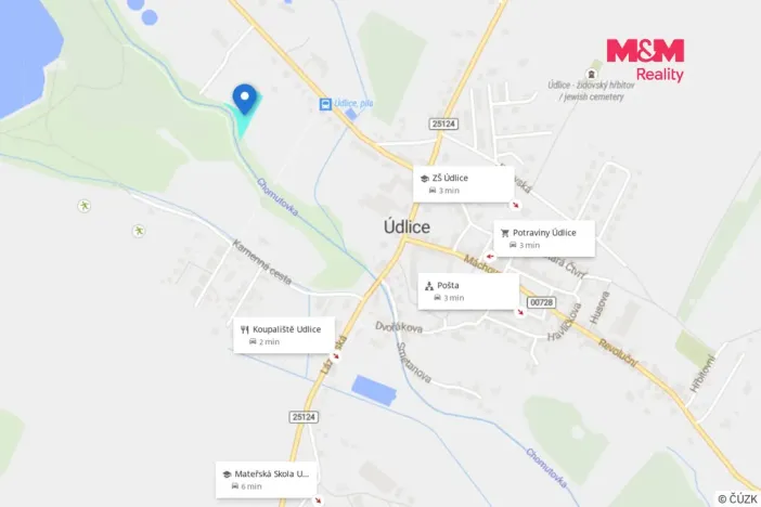 Prodej pozemku, Údlice, 2259 m2