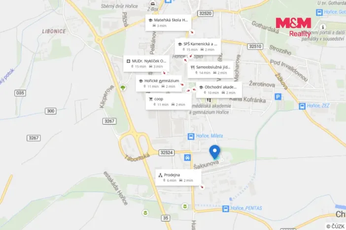 Prodej pozemku pro bydlení, Hořice, Šalounova, 489 m2