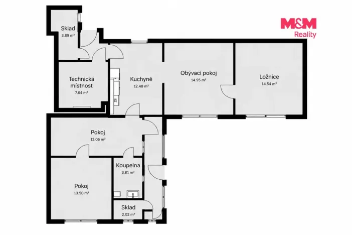 Prodej rodinného domu, Krhov, 94 m2