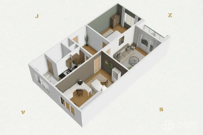 Pronájem bytu 3+1, Sokolov, Závodu míru, 84 m2
