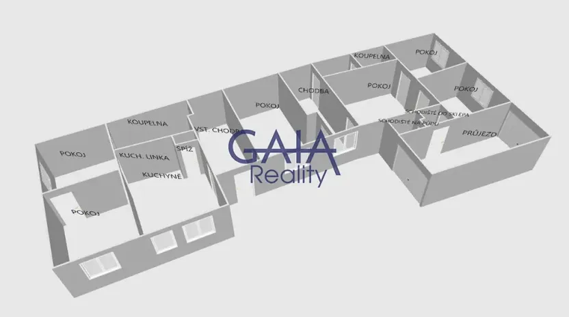 Prodej rodinného domu, Hodonín, Štefánikova, 256 m2
