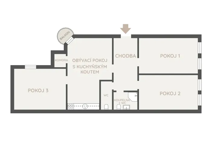 Prodej bytu 4+kk, Liberec, 5. května, 97 m2