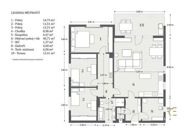 Prodej rodinného domu, Doubravčice, Lázná, 107 m2