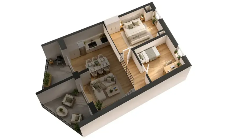 Prodej bytu 4+kk, Praha - Chodov, Valentova, 91 m2