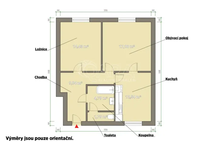 Prodej bytu 2+1, Strakonice - Strakonice I, Mikoláše Alše, 63 m2