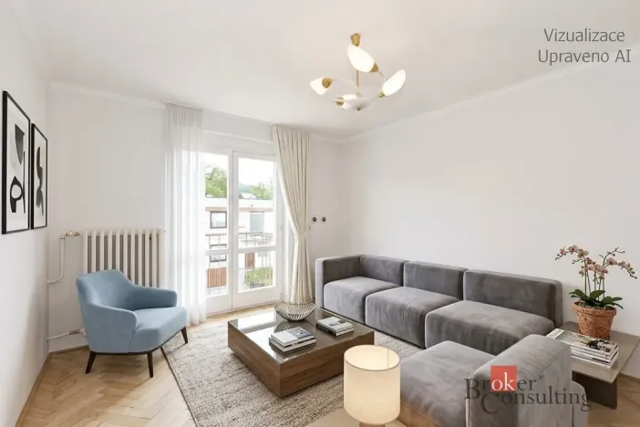 Prodej bytu 2+1, Praha - Komořany, Krupná, 47 m2