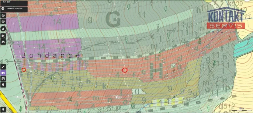 Prodej lesa, Slavičín - Nevšová, 4599 m2