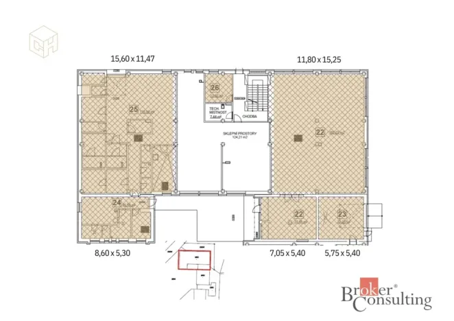 Prodej obchodního prostoru, Mlékojedy, 488 m2