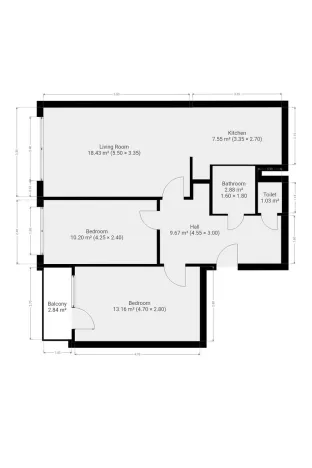 Pronájem bytu 3+kk, Praha - Horní Měcholupy, Janovská, 63 m2