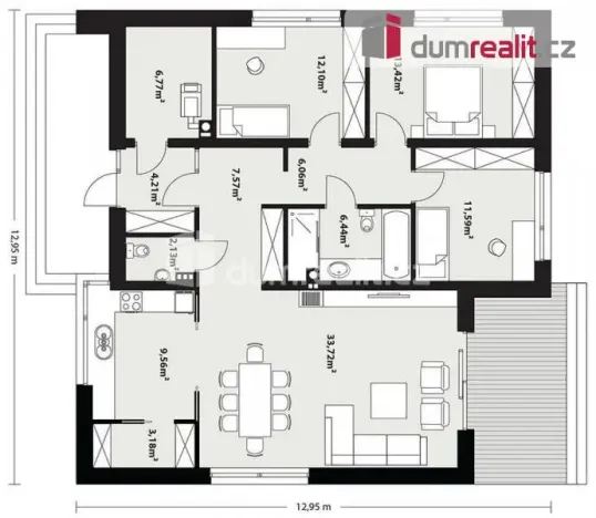 Prodej rodinného domu, Bořenovice, 120 m2
