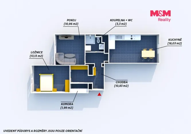 Prodej bytu 3+kk, Plzeň, Plynární, 58 m2