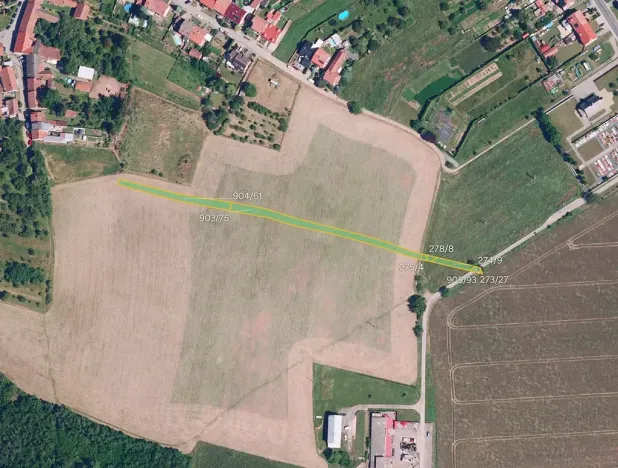 Prodej pole, Prštice, 1178 m2