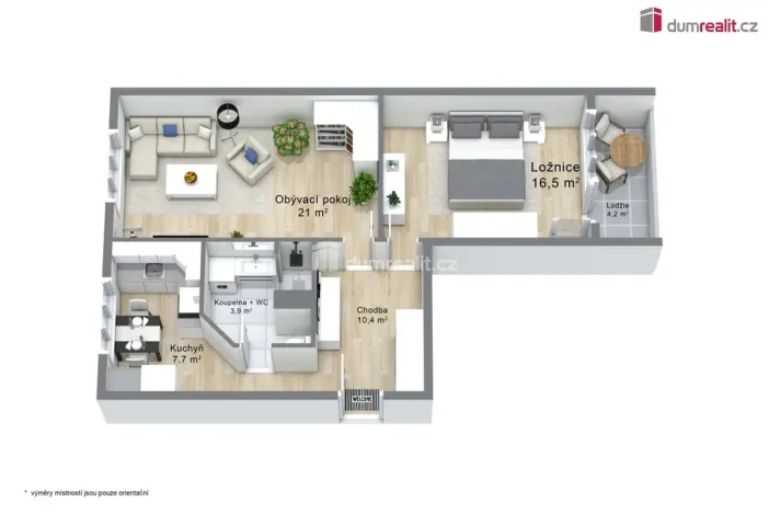 Prodej bytu 2+1, Jáchymov, třída Dukelských hrdinů, 60 m2