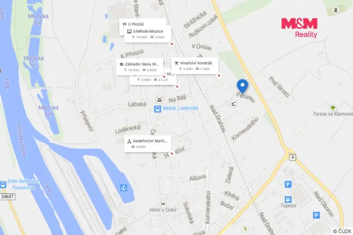 Prodej rodinného domu, Mělník, Perunov, 84 m2
