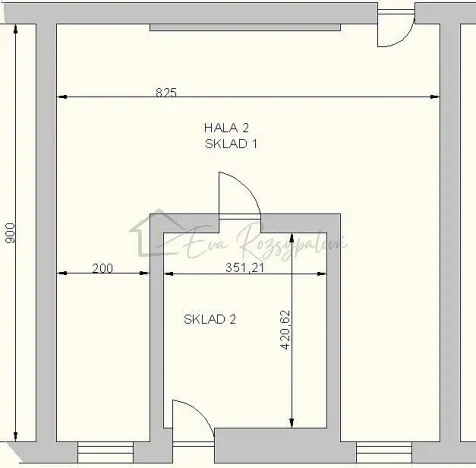 Pronájem skladu, Přerov - Přerov I-Město, Dvořákova, 66 m2