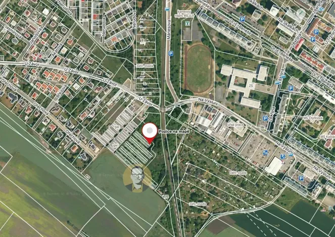 Pronájem garáže, Neratovice, U Závor, 23 m2