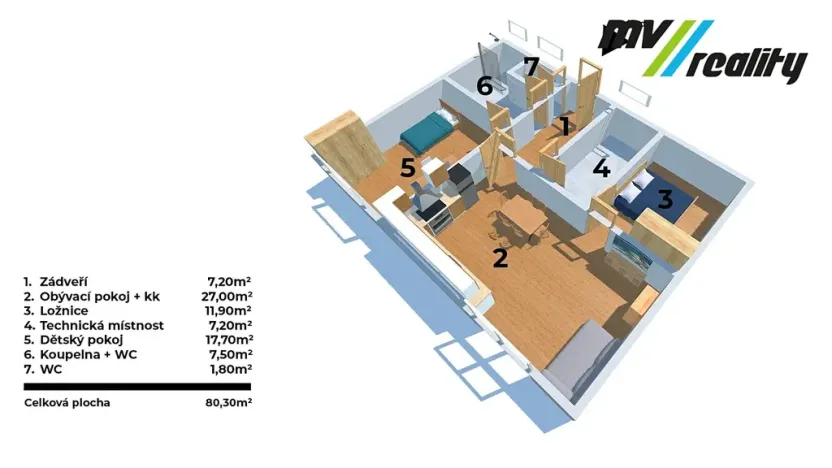 Prodej rodinného domu, Milovice, 80 m2