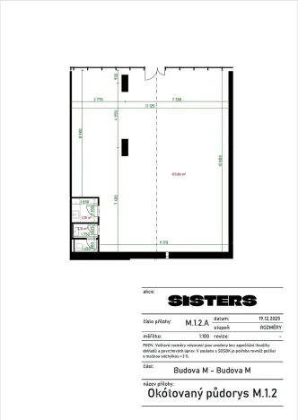 Pronájem obchodního prostoru, Plzeň, náměstí Českých bratří, 87 m2