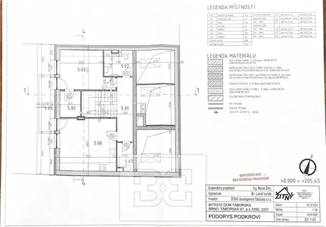Prodej bytu 2+kk, Brno, Táborská, 66 m2