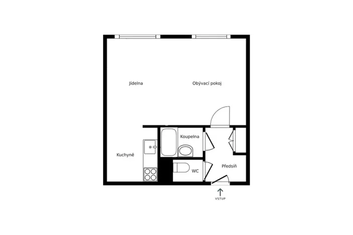 Prodej bytu 1+kk, Praha - Stodůlky, Blattného, 33 m2