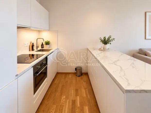 Pronájem bytu 1+kk, Praha - Karlín, Švarcova, 36 m2