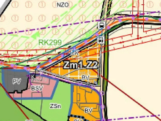 Dražba pozemku pro bydlení, Mezno, 5329 m2