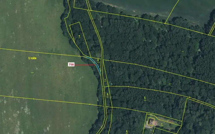 Dražba pozemku, Chlum, 126 m2